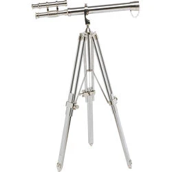 Deco Object Telescope Silver 125cm