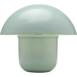 Table Lamp Mushroom Matt Mint 27cm