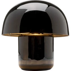 Table Lamp Mushroom Shiny Black 20cm