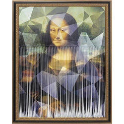 Framed Picture Mademoiselle Lisa 130x163cm