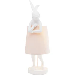 Table Lamp Animal Rabbit White 68cm
