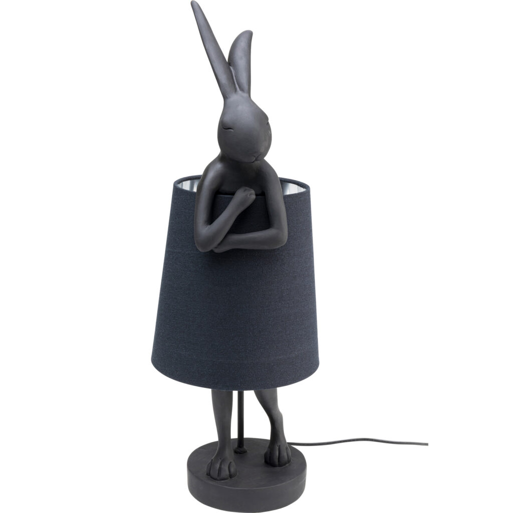 Black Rabbit Table Lamp