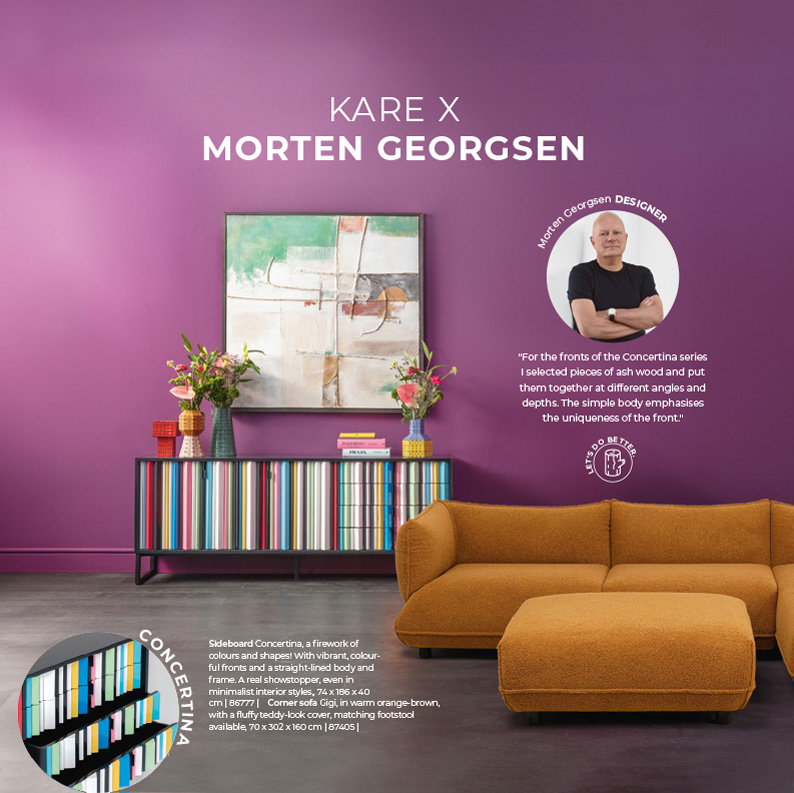 Exclusive designer cooperation Morten Georgsen